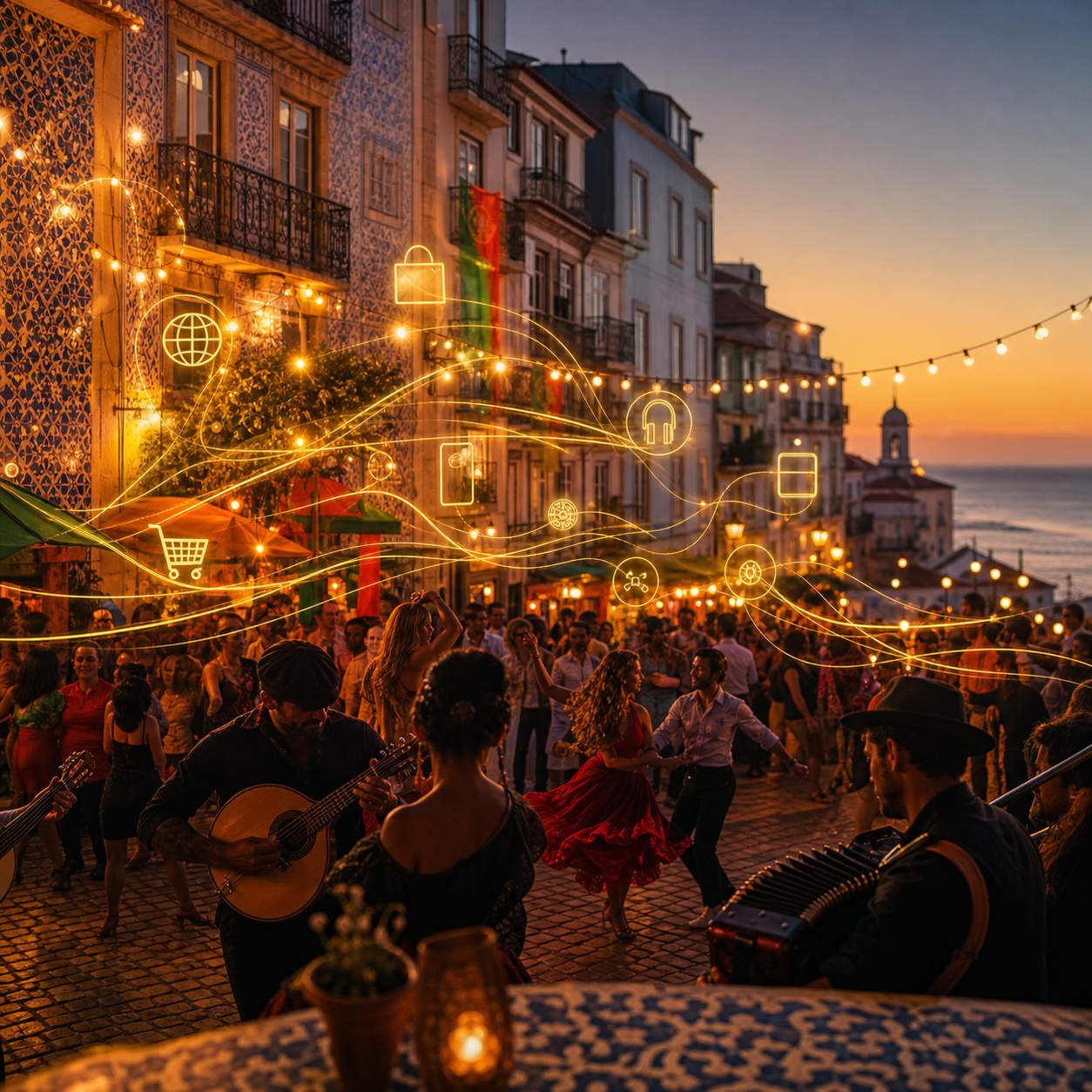 Portugal music and marketplace artwork